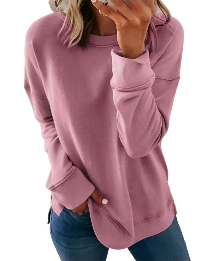 Natalya - Damen-Sweatshirt in einfarbig