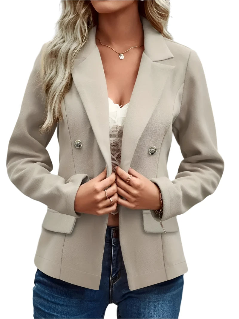 Riana - Basic-Blazer mit doppeltem Busen