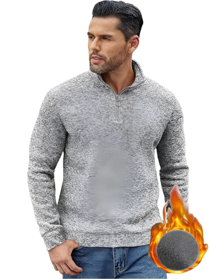 Dionard - Lässiger Herrenpullover mit Reißverschluss