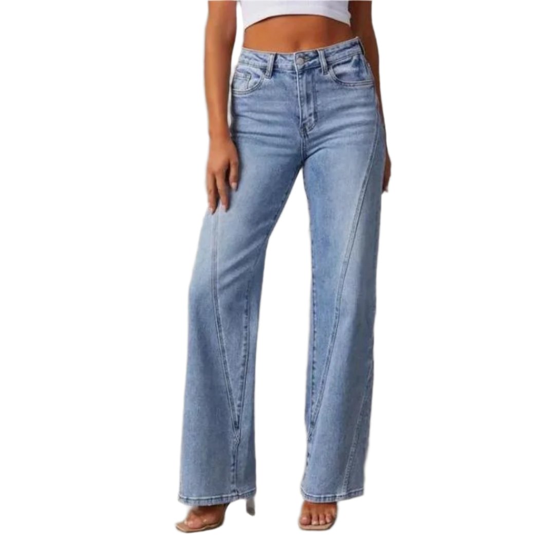 Cora - Gerade geschnittene Jeans mit hoher Taille für Frauen