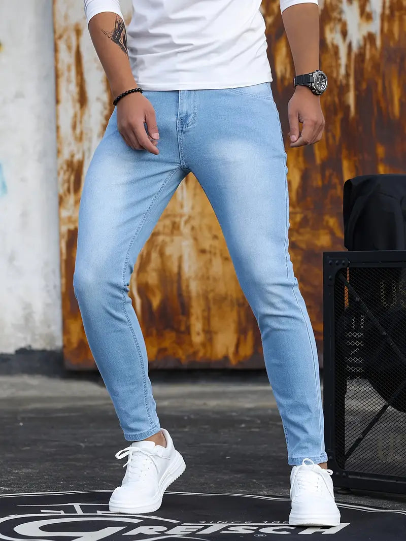 Simon - Lässige Slim-Jeans aus mittelschwerem Stretch-Denim für Herren