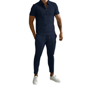 Cornelus - Stilvolles Herren-Outfit mit Poloshirt und klassischer Hose