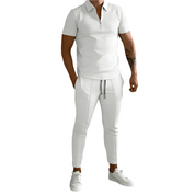 Cornelus - Stilvolles Herren-Outfit mit Poloshirt und klassischer Hose