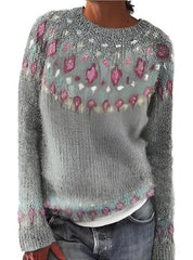 Maureen - modischer Strickpullover mit Muster