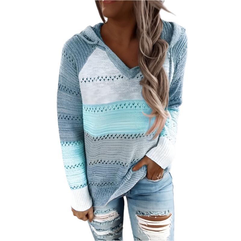 Elvera - Warme und kuschelige Patchwork-Sweatshirts