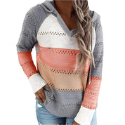 Elvera - Warme und kuschelige Patchwork-Sweatshirts