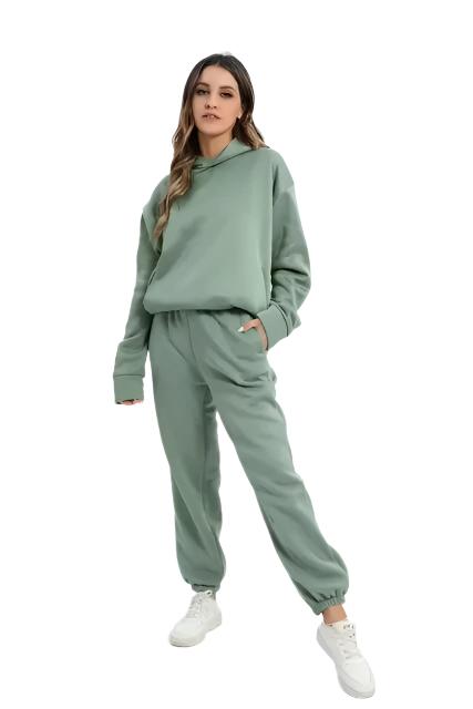 Giselle - Damen-Sweatpants und Kapuzenpulli-Set