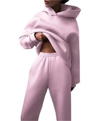 Giselle - Damen-Sweatpants und Kapuzenpulli-Set