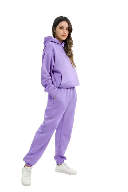 Giselle - Damen-Sweatpants und Kapuzenpulli-Set