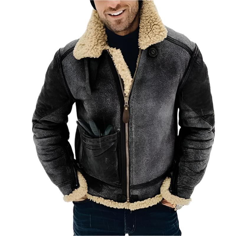 Rian - Winterjacke aus Lammfell für Herren