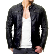 Deon - Winddichte Herren Lederjacke