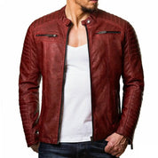 Deon - Winddichte Herren Lederjacke