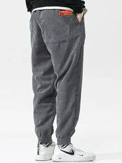 Thim - Weite, bequeme Herren-Cord-Jogginghose