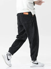 Thim - Weite, bequeme Herren-Cord-Jogginghose