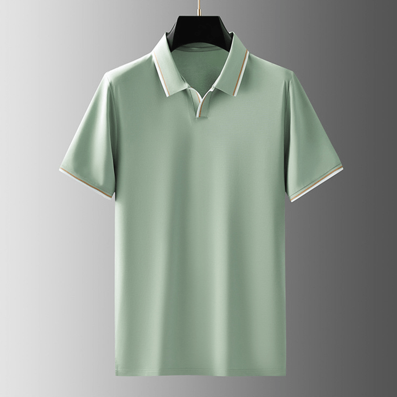 Elvin - Hochwertiges Poloshirt aus Seide für Herren