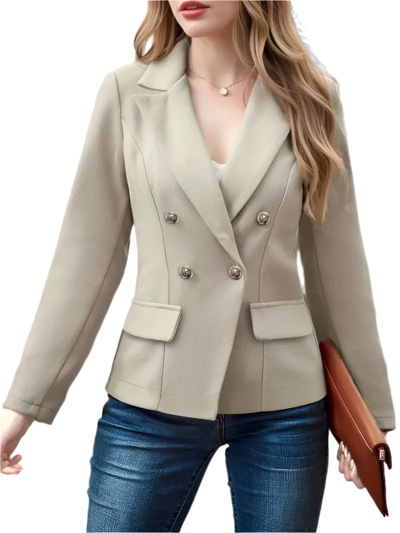 Riana - Basic-Blazer mit doppeltem Busen