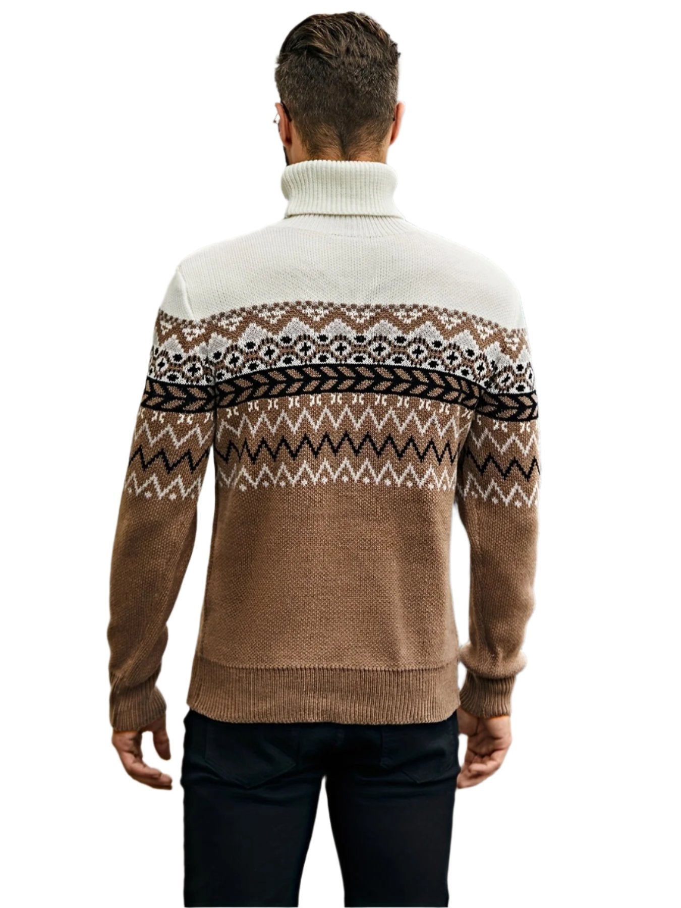 Rodner - Lässiger Rollkragenpullover für Herren in schmaler Passform