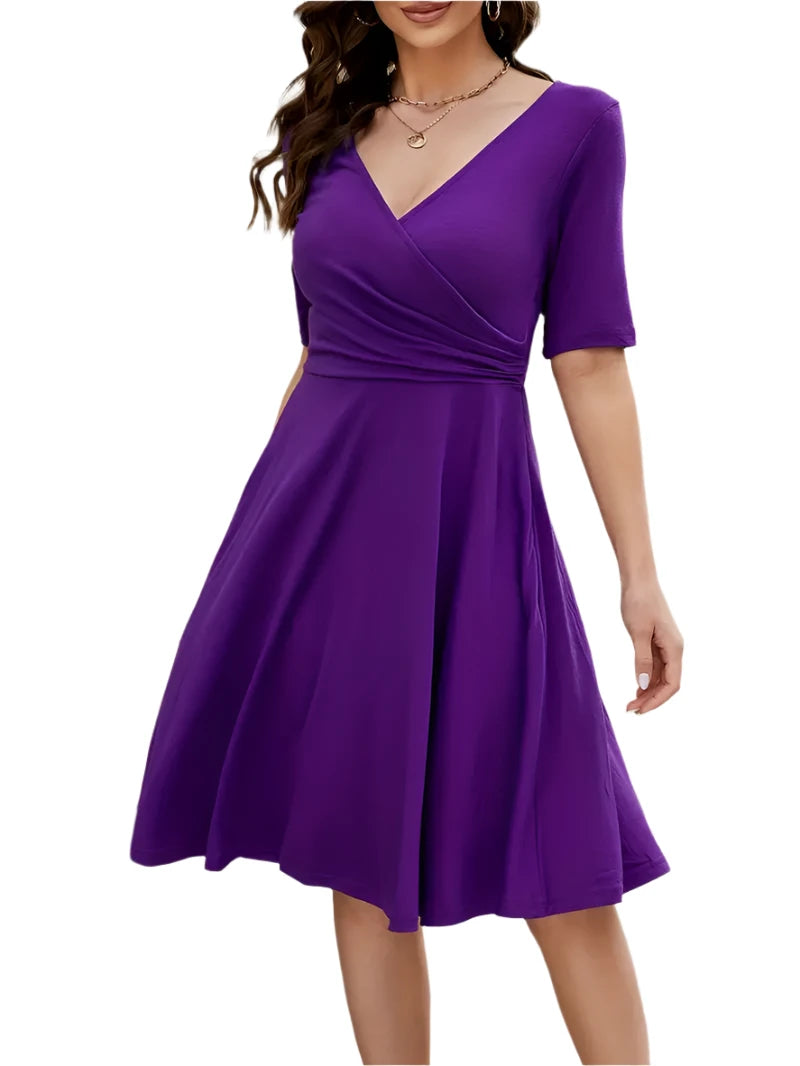 Cecile - Knielanges Midi-Sommerkleid für Damen