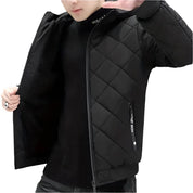 Gerwin - Warme Winterjacke mit Kapuze: wattierte Herbst- und Winter-Outdoorjacke für Herren