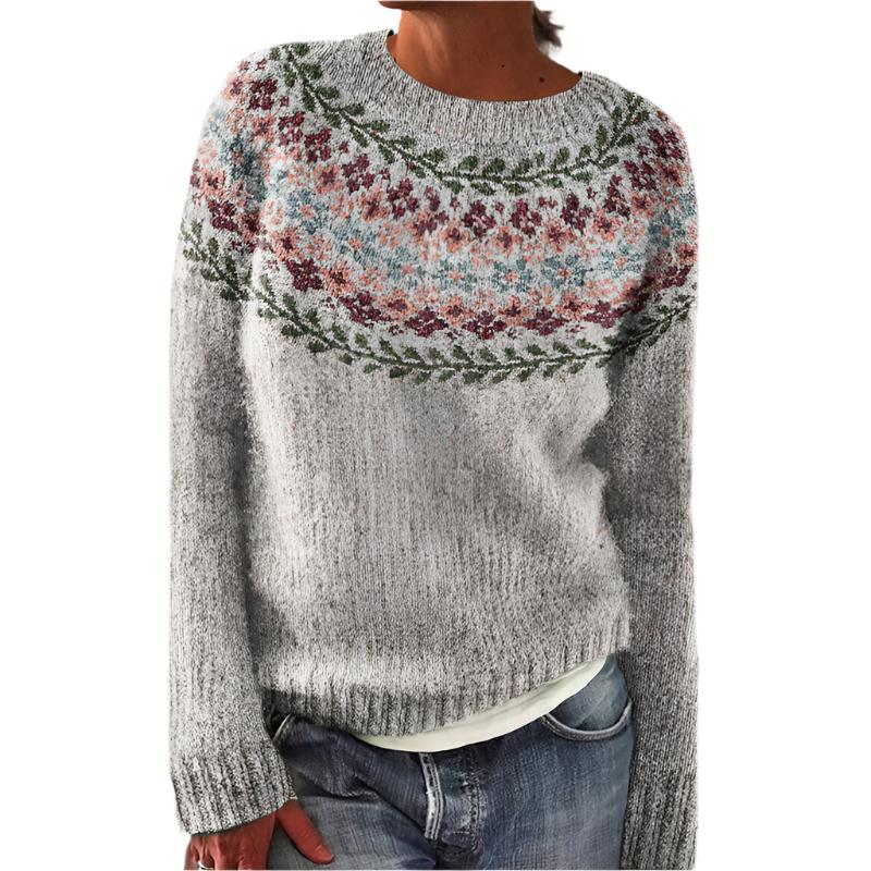 Maureen - modischer Strickpullover mit Muster