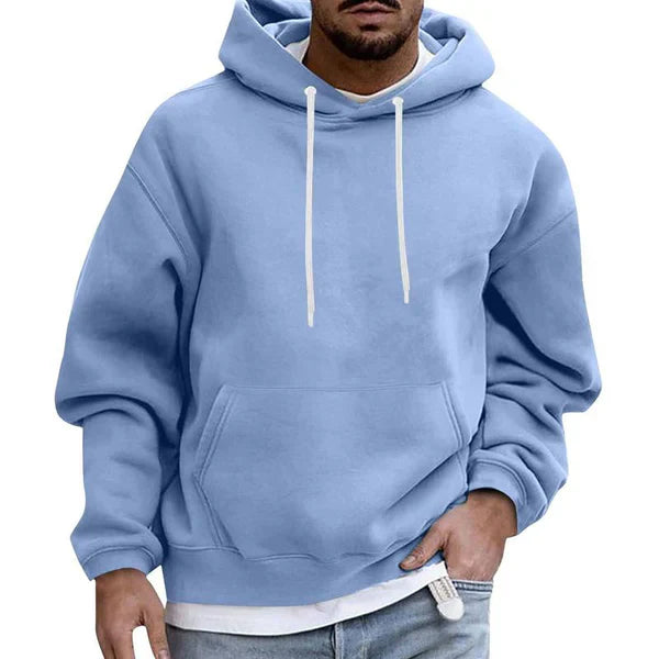 Calvin - Gemütlicher Herren-Kapuzenpullover mit Taschen