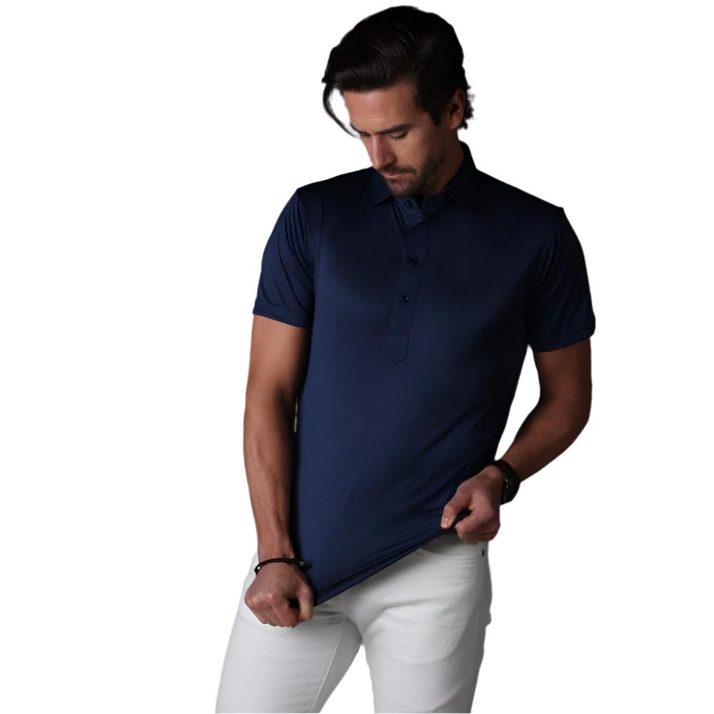 Thierry - Formelles Herren-Poloshirt mit engem Kragen und raffiniertem