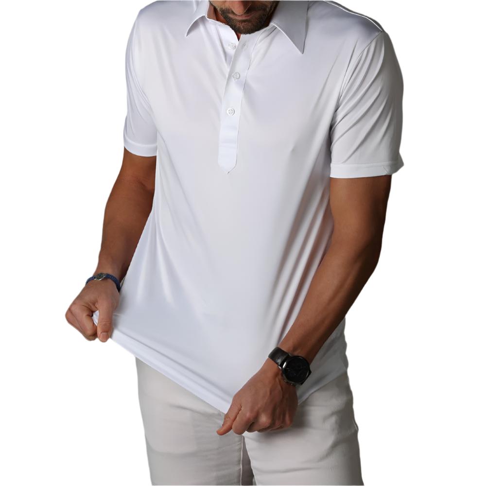 Thierry - Formelles Herren-Poloshirt mit engem Kragen und raffiniertem