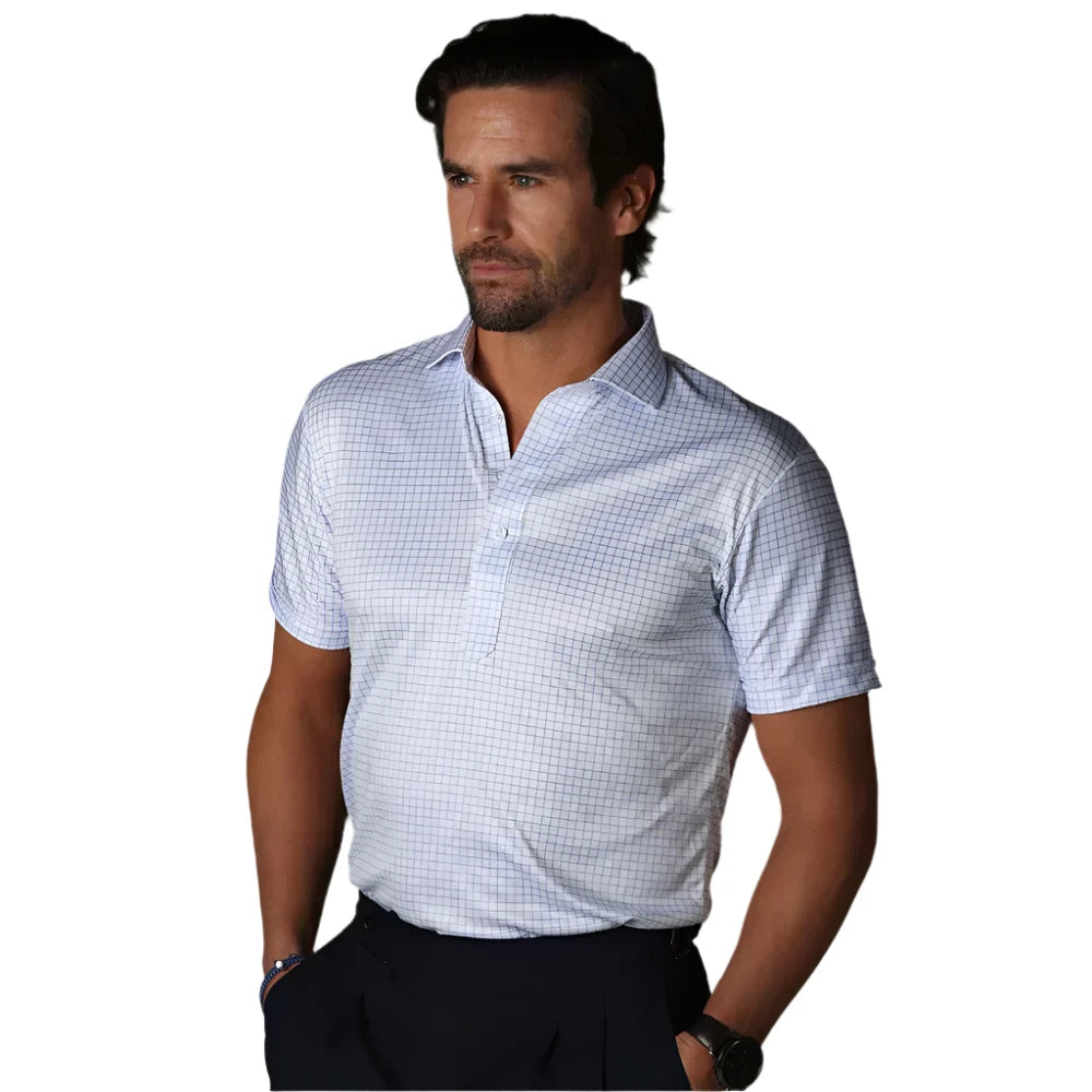 Thierry - Formelles Herren-Poloshirt mit engem Kragen und raffiniertem