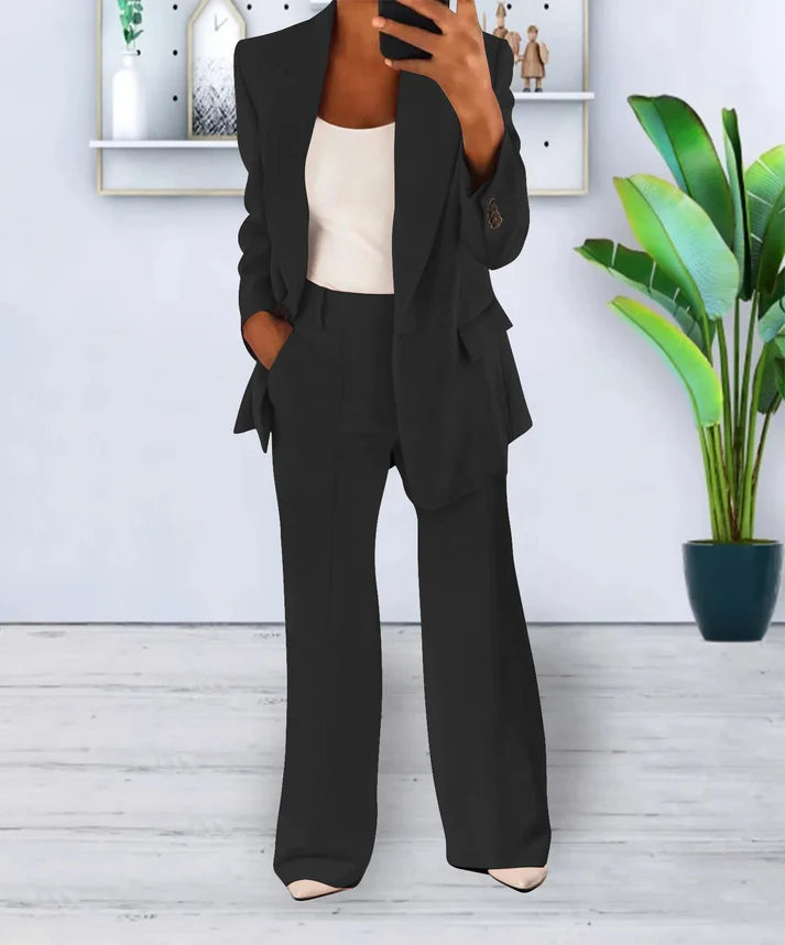 Amelia - Klassischer Blazer & Hosen Set