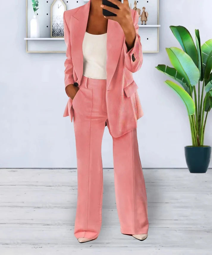 Amelia - Klassischer Blazer & Hosen Set