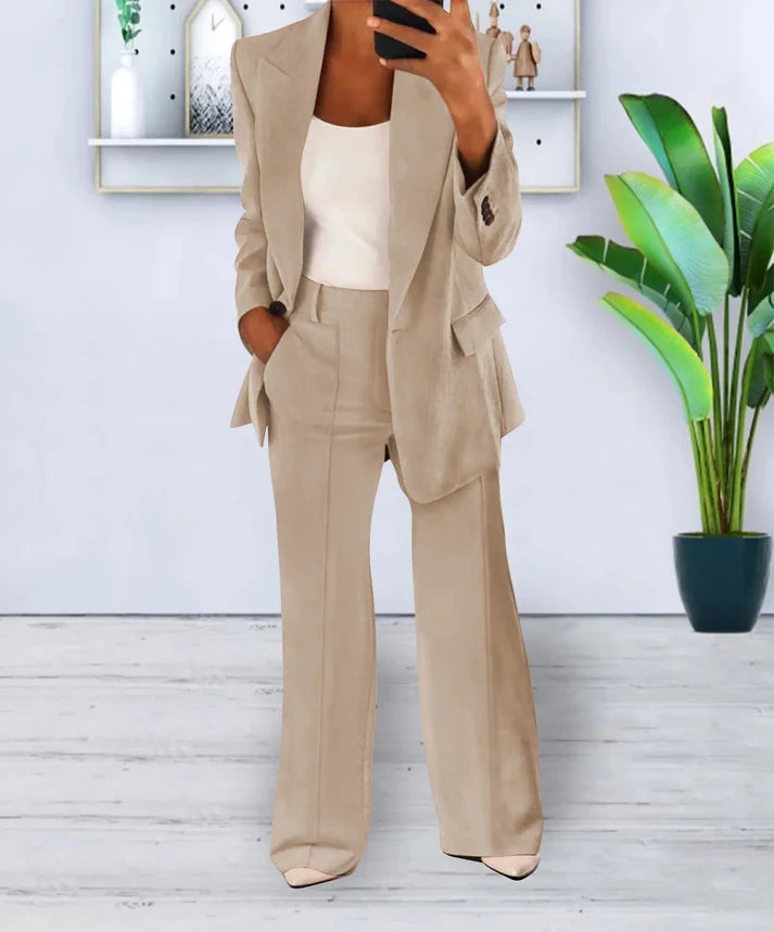 Amelia - Klassischer Blazer & Hosen Set